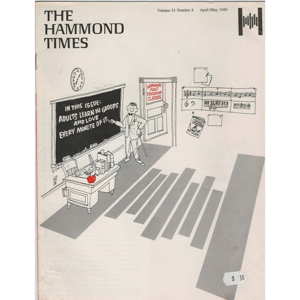 Vintage The Hammond Times Magazine April May 1969 Vol 31 No 6 Organ Ephemera